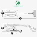 Чертеж Телескопический подъемник AURORA BT22ERT
