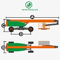 Чертеж Телескопический подъемник AURORA BT36ERT