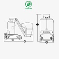 Чертеж Мачтовый подъемник Dingli AMWP11.5-8100AC