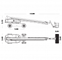Чертеж Телескопический подъемник AURORA TB38J PLUS