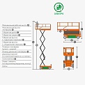 Чертеж Ножничный подъемник Dingli JCPT1008AC