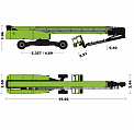 Чертеж Телескопический подъемник ZOOMLION ZT68J